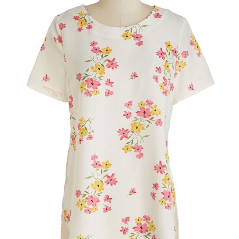 ModCloth Floral Tunic Shirt